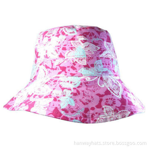 Fashionable Camouflage Bucket/Floppy Hat, Ideal for Women with Printing Fabric